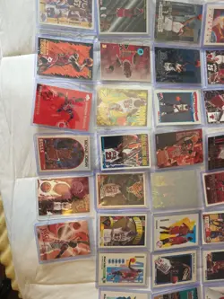 Over 100 Michael Jordan Basketball Cards In New Penny Sleeves And Card... - Image 3