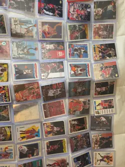 Over 100 Michael Jordan Basketball Cards In New Penny Sleeves And Card... - Image 4