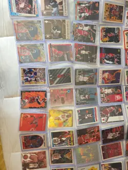Over 100 Michael Jordan Basketball Cards In New Penny Sleeves And Card... - Image 5