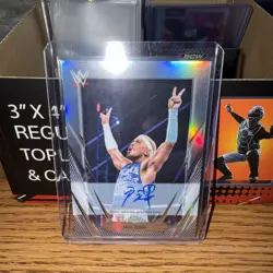 Akira Tozawa Auto 2026 Topps Chrome WWE Refractor SP On Card RAW #BCA-AZT - Image 1