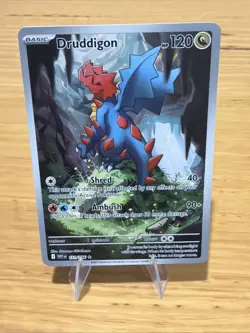 Druddigon 151/086 Pokemon White Flare Illustration Rare Near Mint Card NM - Image 1