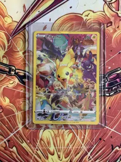 Pokemon Pikachu TCG Crown Zenith Holo Card 160/159 Secret Rare NM - Image 1