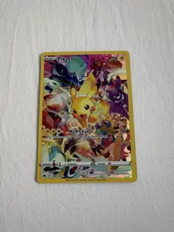 Pokemon Pikachu TCG Crown Zenith Holo Card 160/159 Secret Rare NM - Image 1
