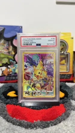 Pokemon TCG Pikachu Crown Zenith Holo Card 160/159 Secret Rare PSA 10 - Image 1