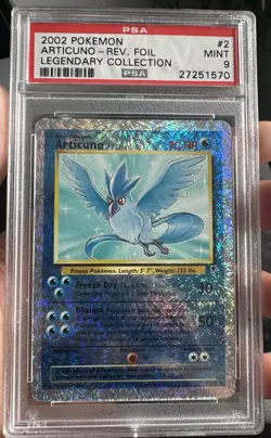 Pokemon Articuno Legendary Collection Reverse Holo 2/110 PSA 9 Mint 🔥 - Image 1