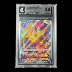 Jolteon V SWSH183 SWSH: Sword & Shield Promo Cards Holo BGS 8.5 NM - Image 1
