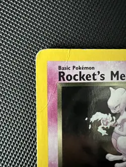 Rocket's Mewtwo 14/132 Holo Rare Gym Challenge Pokemon Card HP Great for Binder - Image 5