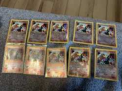 Pokemon TCG Entei Black Star Promo Holo Card #34 2001 x10 - Image 1