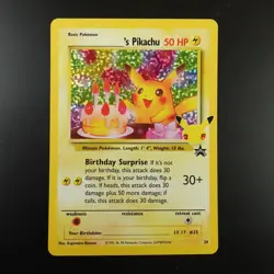 Birthday Pikachu 24 Pokemon Celebrations Collection Holo Card - Image 1