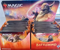 Lot of 35 Magic The Gathering Battlebond opened packs cards - Image 4