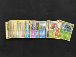 Pokemon Heart Gold Soul Silver Set Card Lot 50 Cards mostly mp duplicates. - Image 1