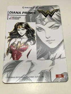 Diana Prince Wonder Woman 38 Goddess Anime Waifu Holo Art Card ACG Carddass Girl - Image 2