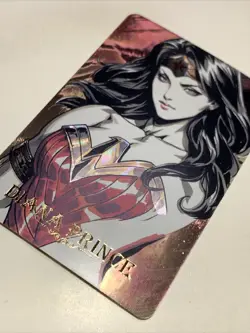 Diana Prince Wonder Woman 38 Goddess Anime Waifu Holo Art Card ACG Carddass Girl - Image 3