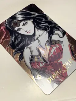 Diana Prince Wonder Woman 38 Goddess Anime Waifu Holo Art Card ACG Carddass Girl - Image 4