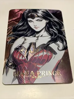 Diana Prince Wonder Woman 38 Goddess Anime Waifu Holo Art Card ACG Carddass Girl - Image 5
