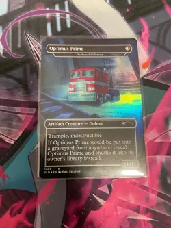 MTG - OPTIMUS PRIME - DARKSTEEL COLOSSUS - SECRET LAIR - FOIL - NM - MYTHIC - Image 1