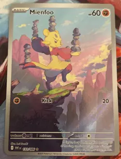 🔥Mienfoo - Illustration Rare SV: White Flare 133/086 Pokemon TCG NM+🔥 - Image 1