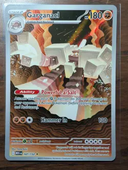 Pokemon TCG - Garganacl 147/132 - IR - Mega Evolution - NM - English - Image 1