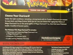 Pokemon Mega Charizard ex Factory Sealed Tin Box - Charizard X - 4 Booster Packs - Image 5