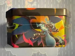 Pokemon Mega Charizard ex Factory Sealed Tin Box - Charizard Y - 4 Booster Packs - Image 4