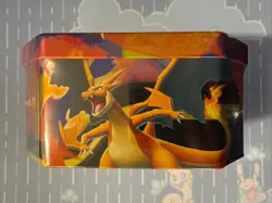 Pokemon Mega Charizard ex Factory Sealed Tin Box - Charizard Y - 4 Booster Packs - Image 5