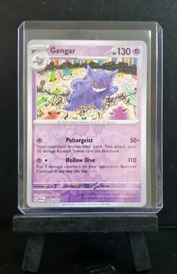 Pokemon TCG Scarlet & Violet 151 Gengar 094/165 Reverse Holo HP 130 - Image 3