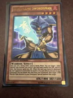 Yugioh - Blue Flame Swordsman - LC04-EN001 - UR - Limited Edition - VLP/NM - Image 2