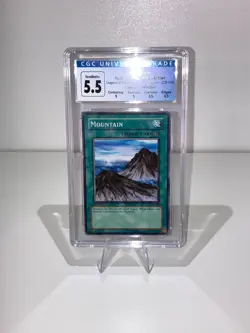 Yugioh Mountain Asian English LOB-048 Common CGC 5.5 Excellent+ - Image 1