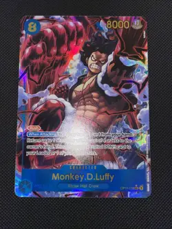 Monkey D. Luffy (Alt Art) OP11-118 SEC A Fist of Divine Speed One Piece TCG Eng. - Image 2