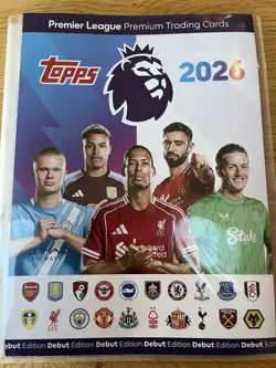 Topps Premier League 2026 350 Card Bundle No Duplicates - Base & Shiny + Binder - Image 2