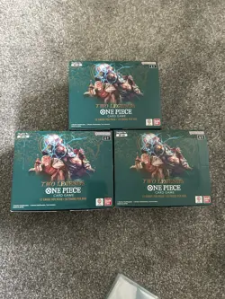 One Piece Two Legends OP-08 Full Contents Of Booster Box No Hits 3x Box - Image 1