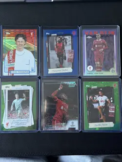 Liverpool Numbered & Base Topps Focus Bundle 22 Cards In Total - Image 1