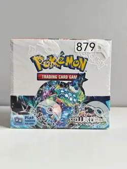 Stellar Crown Full Booster Box - 36 Packs - with Acrylic Case - Mint Condition - Image 1