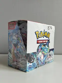 Stellar Crown Full Booster Box - 36 Packs - with Acrylic Case - Mint Condition - Image 2