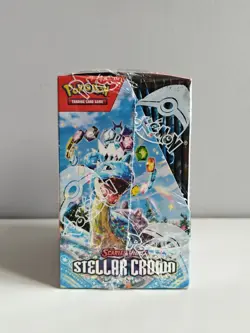 Stellar Crown Full Booster Box - 36 Packs - with Acrylic Case - Mint Condition - Image 3