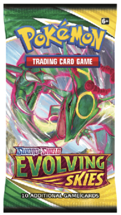 Pokemon TCG: Sword & Shield - Evolving Skies Booster Pack sealed pack 820650808777 - Image 1
