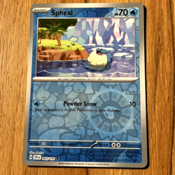 Spheal 043/191 Surging Sparks Reverse Holo Pokemon Card NM - Image 1