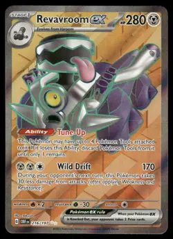 Pokemon Cards Revavroom ex 216/197 Obsidian Flames Ultra Rare NM - Image 1