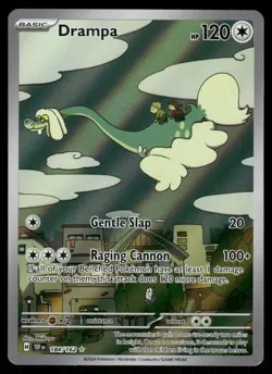 Pokemon Cards Drampa 184/162 Temporal Forces Illustration Rare NM - Image 1