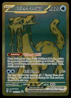 Pokemon Cards Chien-Pao ex 242/091 Paldean Fates Hyper Rare NM - Image 1
