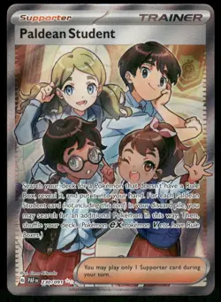 Pokemon Cards Paldean Student 230/091 Paldean Fates Ultra Rare NM *6 - Image 1