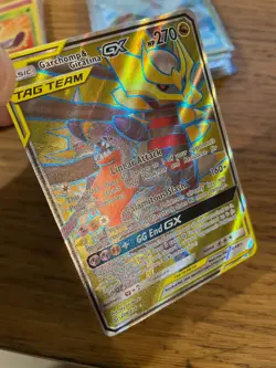 Garchomp & Giratina GX (228/236) Unified Minds Tag Team Full Art Pokemon Card! - Image 3