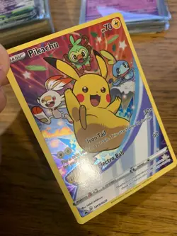 N-MINT! Pikachu SWSH020 Sword & Shield Black Star Promo Pokemon Card! FAST P&P! - Image 3