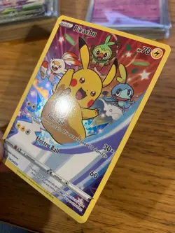 N-MINT! Pikachu SWSH020 Sword & Shield Black Star Promo Pokemon Card! FAST P&P! - Image 4