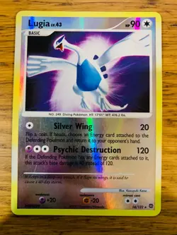 NM! Lugia (14/132) D&P Secret Wonders Reverse Holo Rare Pokemon Card! FAST P&P! - Image 1
