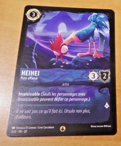 LORCANA TRADING CARD GAME DISNEY CHAPITRE 4 CARTE PROMO HEIHEI 6/31 FR NM - Image 1