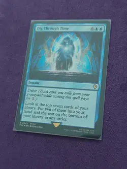 Dig Through Time Surge Foil - FIC 0263 NM - MTG Magic - Image 2