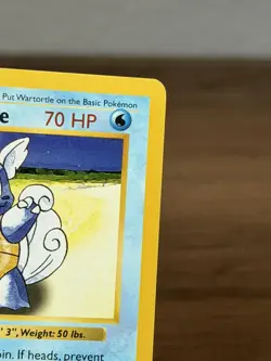 Pokemon TCG Wartortle Base Set, Shadowless Uncommon Card 42/102 NM - Image 4