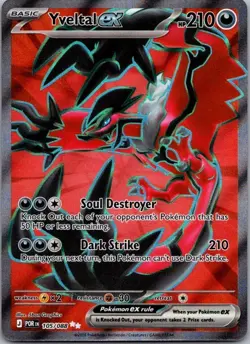 Pokemon TCG Yveltal ex 105/088 | Perfect Order | Full Art Illustration Rare | NM - Image 1
