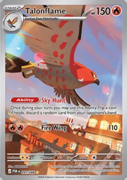 Pokemon TCG Talonflame 091/088 Perfect Order Full Art Illustration Rare NM - Image 1